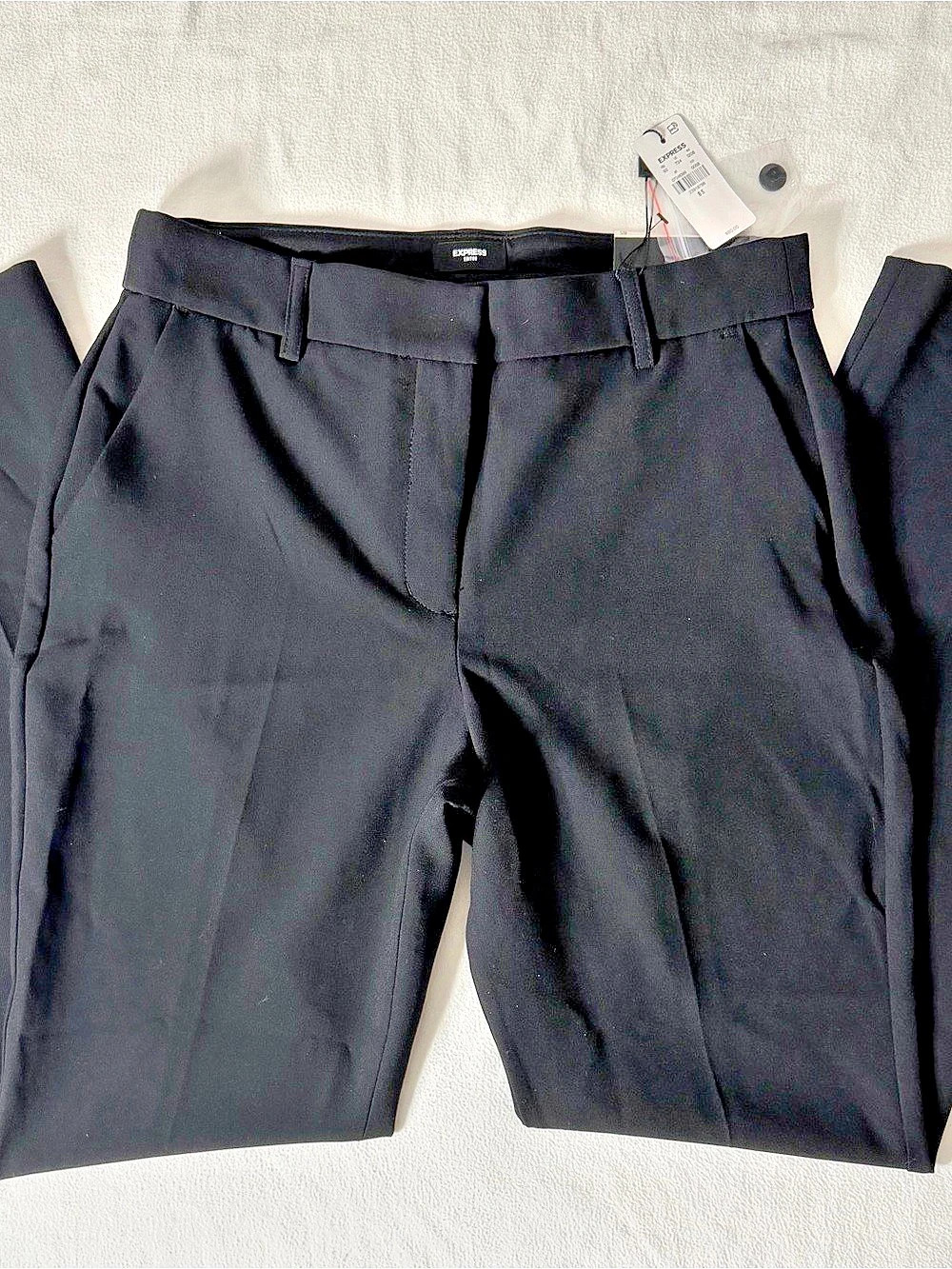 NWT Express Black "Editor" Mid-Rise Bootcut Dress Pants